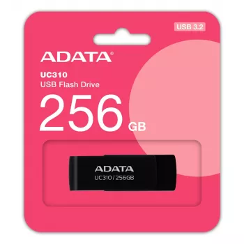 ADATA UC310 USB atmintinė 256 GB USB Type-A 3.2 Gen 1 (3.1 Gen 1) Juoda