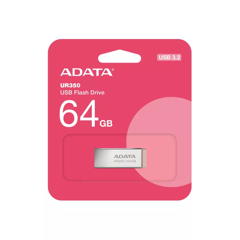 ADATA UR350 USB atmintinė 64 GB USB Type-A 3.2 Gen 1 (3.1 Gen 1) Ruda