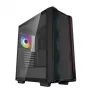 PC korpusas DeepCool CC560 ARGB V2 Midi Tower juodas — ATX/Micro‑ATX/Mini‑ITX, grūdintas stiklas, aRGB, palaiko iki 370 mm GPU