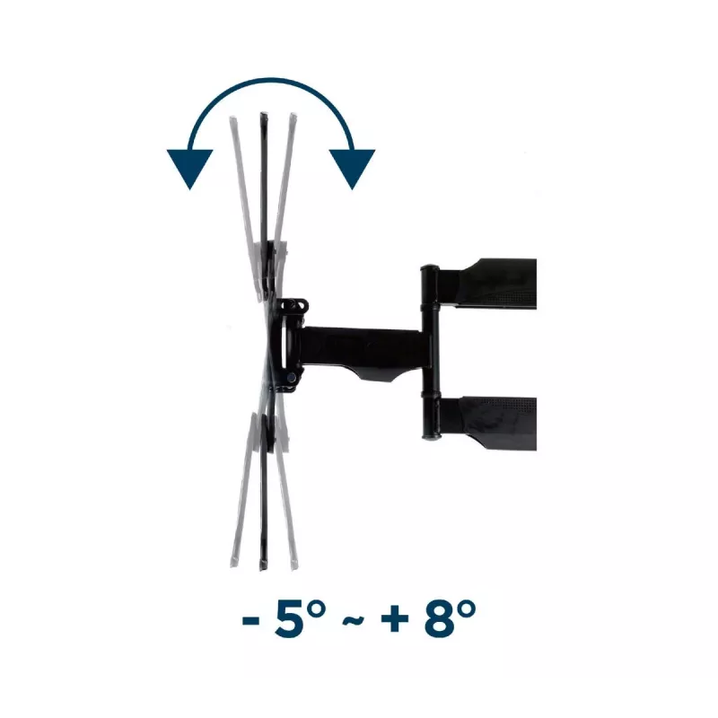 GEMBIRD Premium visiškai judantis TV sieninis laikiklis, 32–55 col., 32 kg
