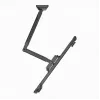 TV laikiklis Gembird WM-55ST-02 32–55 colių ekranams, VESA 100x100–400x400, pakreipimas -5°–8°, atstumas nuo sienos 6,5–61 cm, 30 kg, juodas