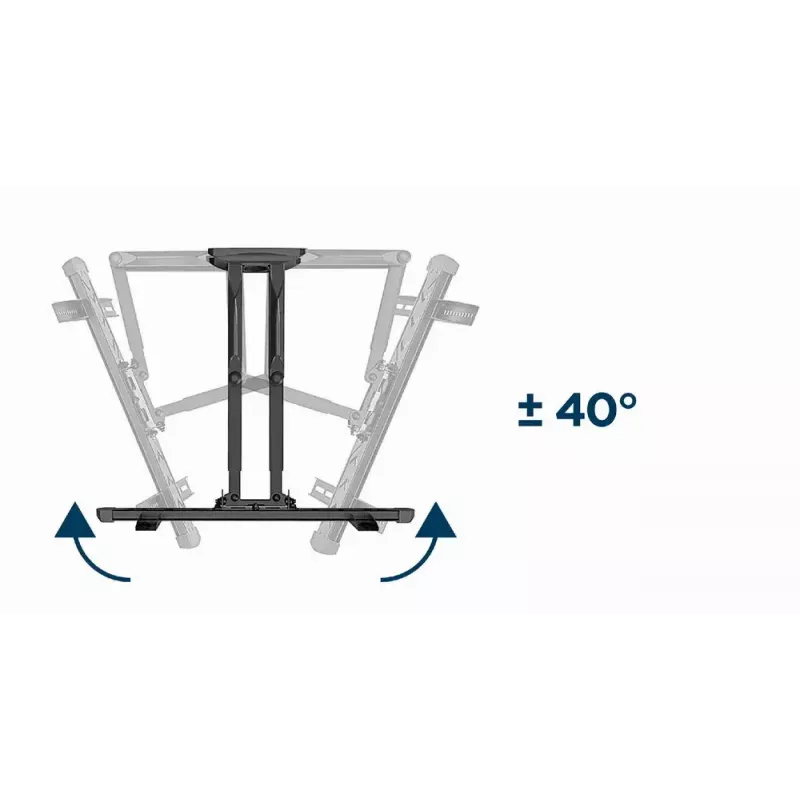 TV laikiklis Gembird WM-58ST-01 plieninis 58 col. 36,4 kg talpa