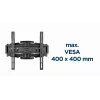 TV laikiklis Gembird WM-58ST-01 plieninis 58 col. 36,4 kg talpa