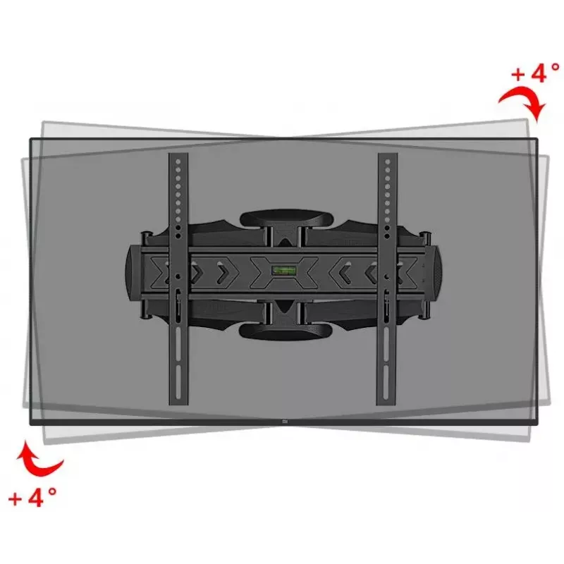 TV laikiklis Gembird WM-58ST-01 plieninis 58 col. 36,4 kg talpa