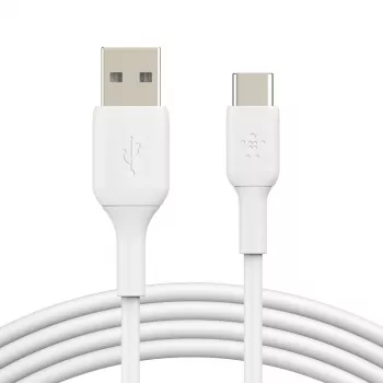 USB laidas Belkin BoostCharge CAB001BT1MWH 1m USB A → USB C baltas