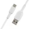 USB laidas Belkin BoostCharge CAB001BT1MWH 1m USB A → USB C baltas