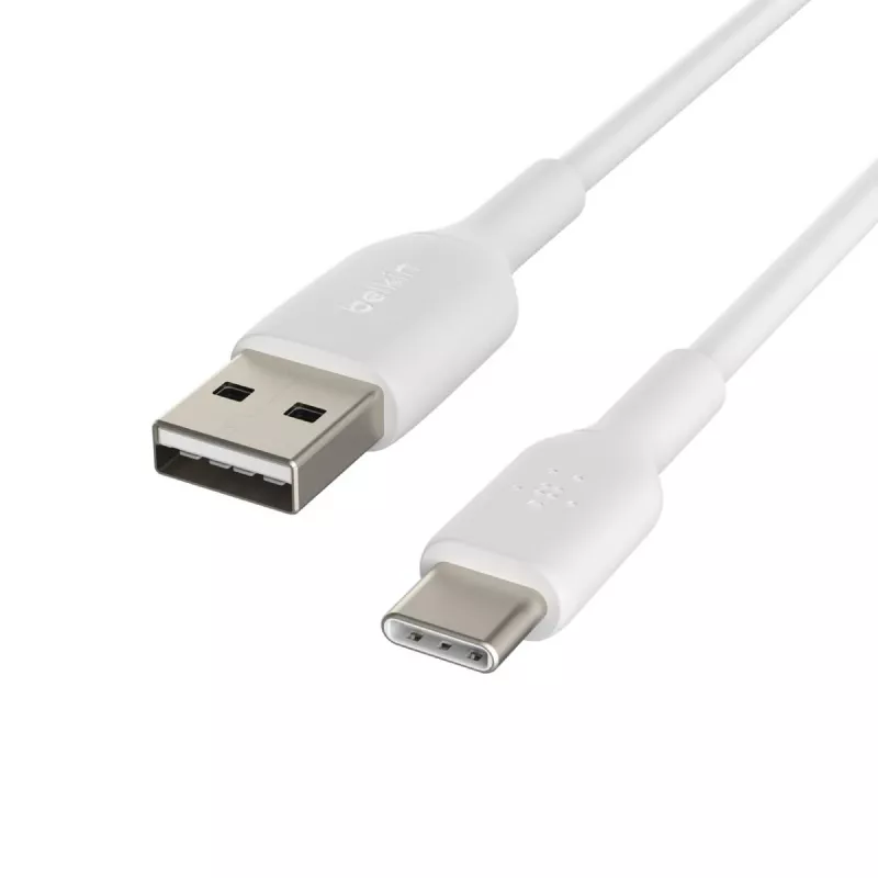 USB laidas Belkin BoostCharge CAB001BT1MWH 1m USB A → USB C baltas