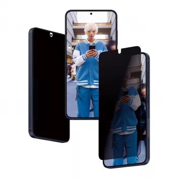PanzerGlass ® Privatumo ekrano apsauga Samsung Galaxy S24 | Itin platus pritaikymas su EasyAligner