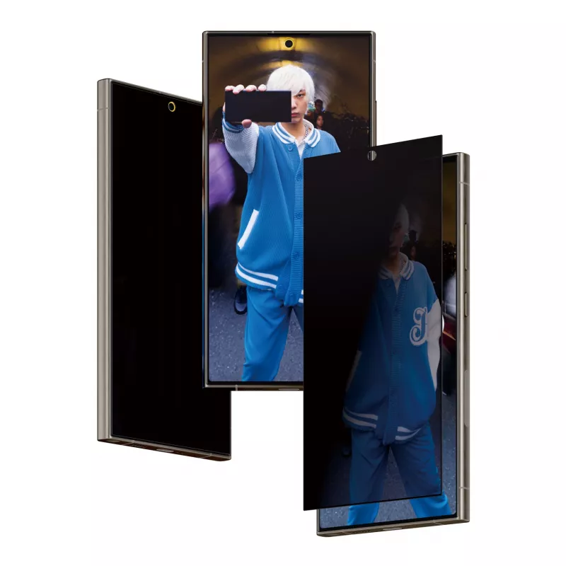 PanzerGlass ® Apsauginis privatumo ekrano stiklas Samsung Galaxy S24 Ultra | Itin platus pritaikymas su EasyAligner