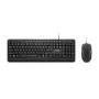 Lenovo 160 klaviatūra Pelė komplekte Namams/Biurui USB JAV anglų Juoda