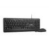 Lenovo 160 klaviatūra Pelė komplekte Namams/Biurui USB JAV anglų Juoda