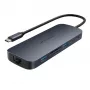 Targus HD4005GL nešiojamojo kompiuterio dokas / prievadų atkartotuvas USB 3.2 Gen 2 (3.1 Gen 2) Type-C mėlynas