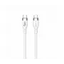„TARGUS Hyper“ 2 m silikoninis 240 W USB-C įkrovimo laidas – baltas