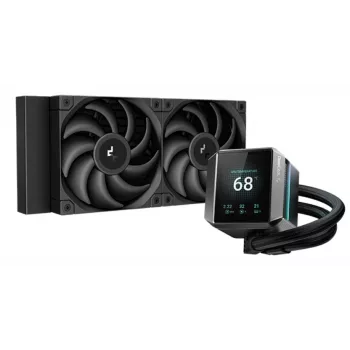 DEEPCOOL Mystique 240 Procesoriaus skysčio aušintuvas „viskas viename“ 12 cm – juodas