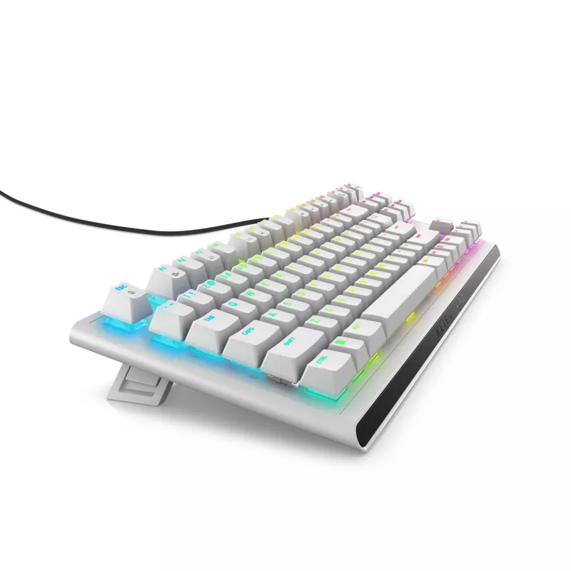 Alienware AW420K klaviatūra žaidimams USB QWERTY US International White