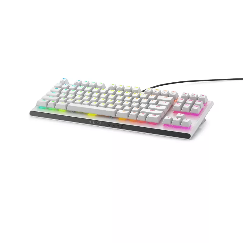 Alienware AW420K klaviatūra žaidimams USB QWERTY US International White