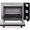 Elektrinė stalinė orkaitė Adler AD 6024 — kompaktiška 22 l talpa, 1300 W, juoda