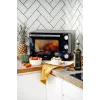 Elektrinė stalinė orkaitė Adler AD 6024 — kompaktiška 22 l talpa, 1300 W, juoda