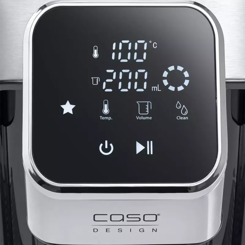 Elektrinis virdulys Caso 2,7L 2600W juoda / nerūdijantis plienas
