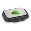 Virtuvinės svarstyklės Caso KitchenDuo 03291 — skaitmeninės virtuvinės svarstyklės, nerūdijantis plienas ir juoda, LED ekranas, 5 kg talpa, taros funkcija