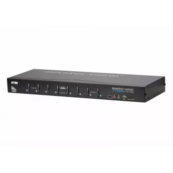 ATEN 8 prievadų USB DVI KVM jungiklis su garsu, 2048 x 1536 pikselių, QXGA, 4,53 W, juodas