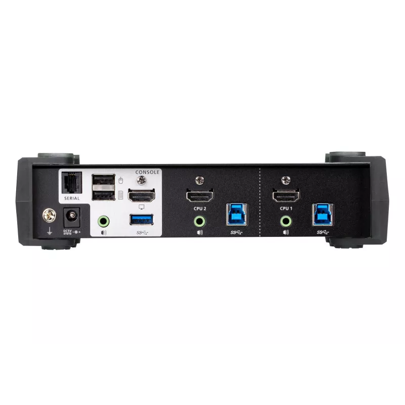 ATEN 2 prievadų USB 3.0 4K HDMI KVMP™ jungiklis su garso maišytuvo režimu