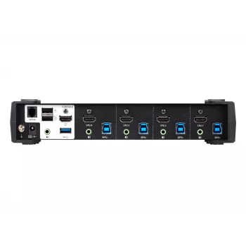 ATEN 4 prievadų USB 3.0 4K HDMI KVMP™ jungiklis su garso maišytuvo režimu