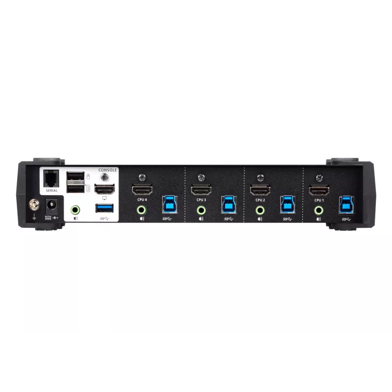 ATEN 4 prievadų USB 3.0 4K HDMI KVMP™ jungiklis su garso maišytuvo režimu