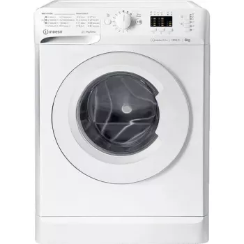 Priekinio įkrovimo skalbimo mašina INDESIT MTWSA 61294 W EE, 6 kg, inverterinis variklis, energijos klasė C