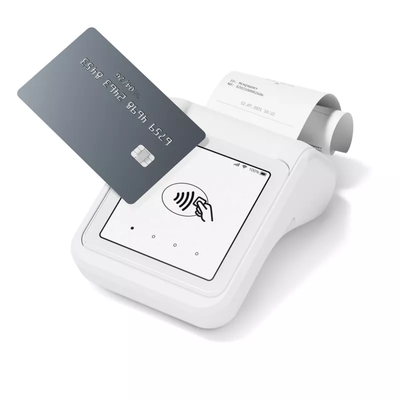 SumUp Solo Printer išmanusis kortelių skaitytuvas Baterija Wi-Fi Balta