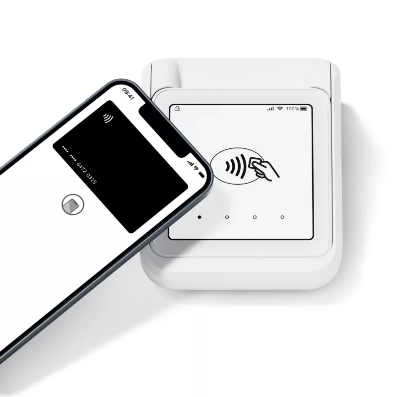SumUp Solo Printer išmanusis kortelių skaitytuvas Baterija Wi-Fi Balta