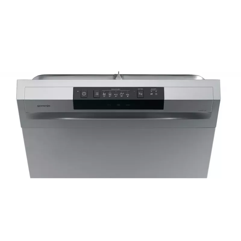 Laisvai pastatoma indaplovė Gorenje GS520E15S, siaura 45 cm, 9 komplektų, 47 dB, pilka
