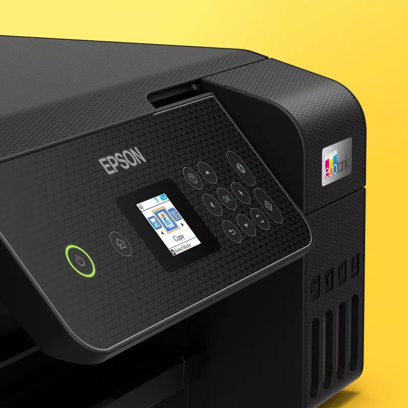 Daugiafunkcis spausdintuvas Epson EcoTank L3280 rašalinis spalvotas spausdinimas, A4, 5760×1440 dpi, „Wi‑Fi“, juodas