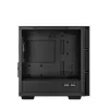Korpusas DeepCool CH360 DIGITAL Micro Tower, grūdintas stiklas, microATX/Mini-ITX, priekyje 2x140mm, įmontuotas ekranas, USB-C