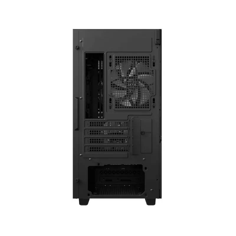 Korpusas DeepCool CH360 DIGITAL Micro Tower, grūdintas stiklas, microATX/Mini-ITX, priekyje 2x140mm, įmontuotas ekranas, USB-C