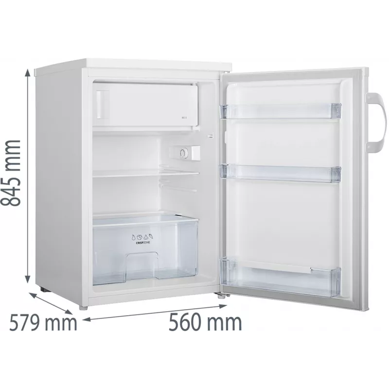 Gorenje RB492PW kombinuotas šaldytuvas Laisvai pastatomas 119 L Balta