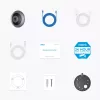 IP apsaugos kamera Reolink W520 6MP vidinė 360° apžvalga, 2560×2560, H.265, Wi‑Fi ir Ethernet