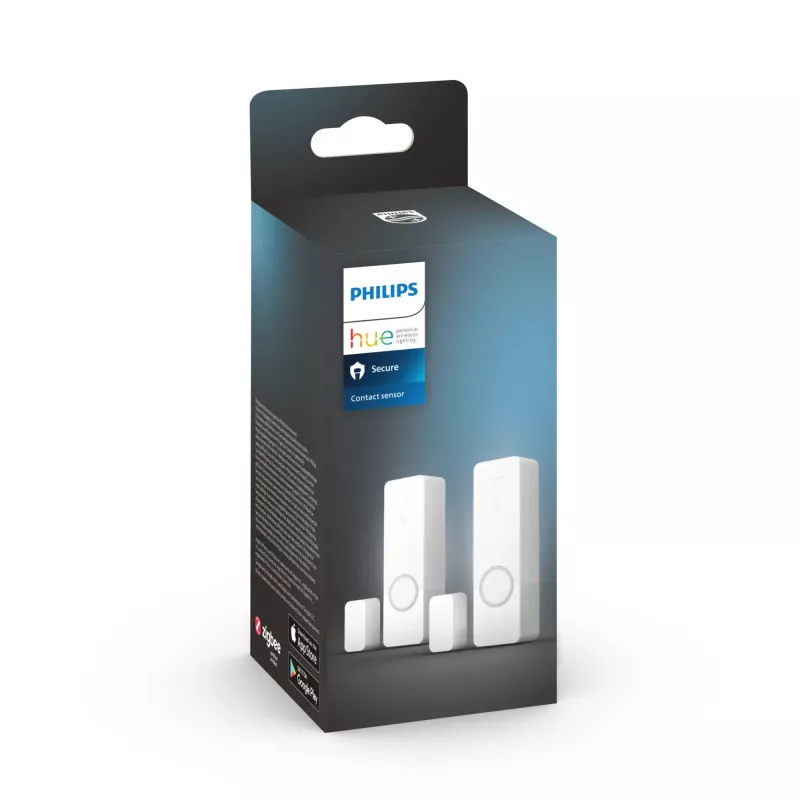 Belaidis durų / langų jutiklis Philips ZigBee CR2 baterija, baltas — pakuotėje 4 vnt.