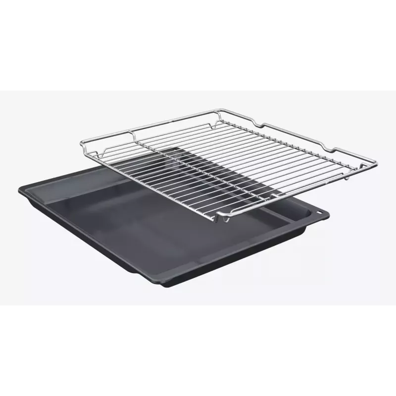 Įmontuojama orkaitė Bosch Serie 8 HBG7721B1 — elektrinė, 71 l, pirolizinis valymas, jutiklinis valdymas, „Wi‑Fi“, halogeninė lempa, juoda