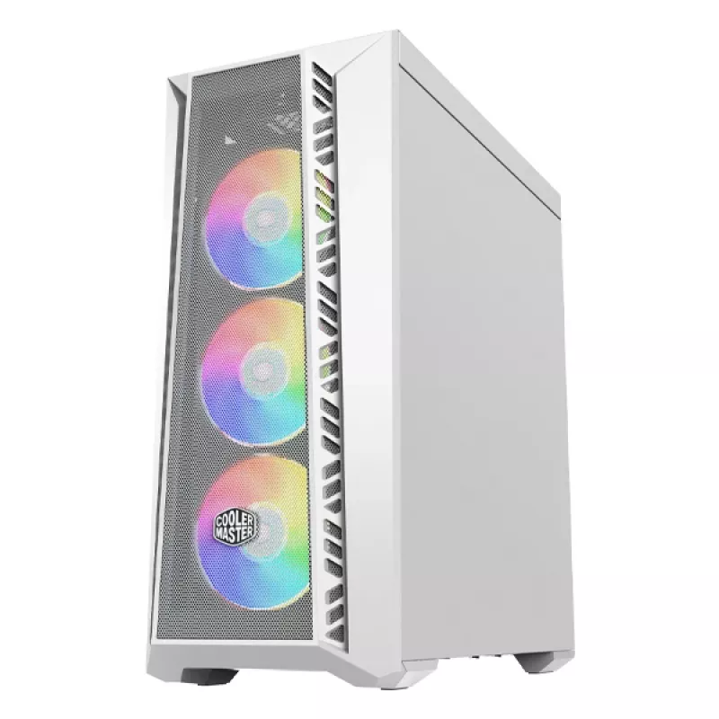 COOLER MASTER Chassis Masterbox Lite 520 Mesh Midi Tower White