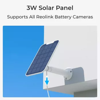 IP stebėjimo kamera Reolink Argus Series B430 — 5 MP, belaidė, baterija/saulės energija 6000 mAh, kupolinė, vidaus/lauko, PIR, 355° pasukimas, 140° pakreipimas
