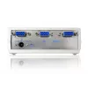 ATEN 2 prievadų VGA vaizdo jungiklis, VGA, metalas, plastikas, sidabrinis, 60 Hz, 10 m, 640 x 480 (VGA), 800 x 600 (SVGA), 1024 x 768 (XGA), 1600 x 1200 (UXGA), 1920 x 1440