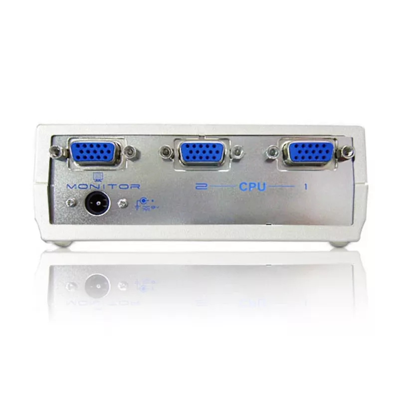 ATEN 2 prievadų VGA vaizdo jungiklis, VGA, metalas, plastikas, sidabrinis, 60 Hz, 10 m, 640 x 480 (VGA), 800 x 600 (SVGA), 1024 x 768 (XGA), 1600 x 1200 (UXGA), 1920 x 1440