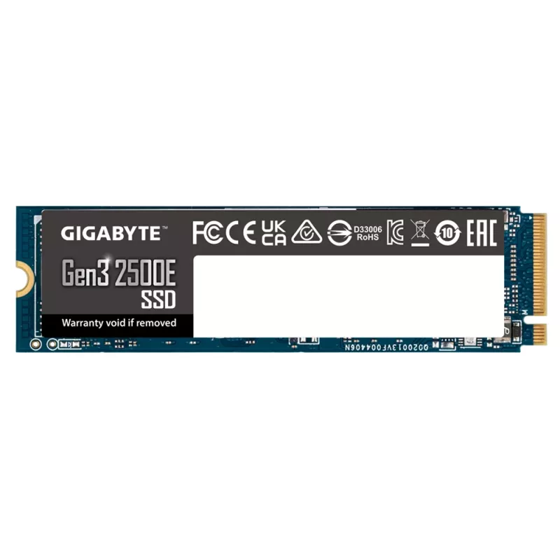 SSD diskas GIGABYTE 500GB M.2 PCI Express 3.0 NVMe Gen3 2500E