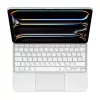 Apple Magic klaviatūra iPad Pro 13 colių M4 rusiška balta belaidis QWERTY jutiklinis kilimėlis