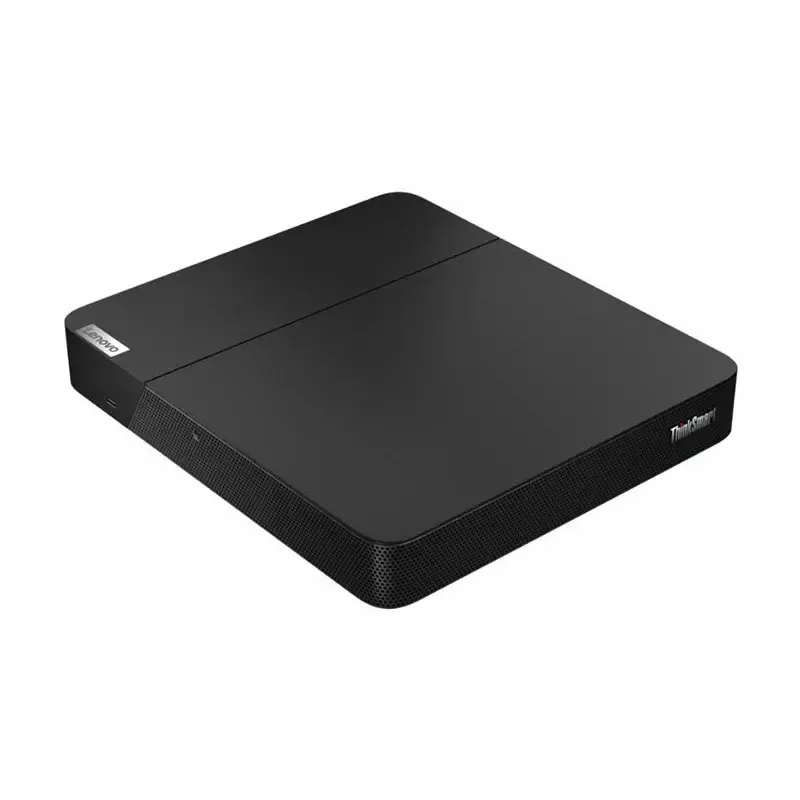 Konferencijų valdiklis Lenovo ThinkSmart 12QL0004MT, skirtas Zoom, kompaktiškas juodas įrenginys susitikimų valdymui