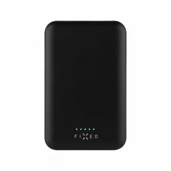 Nešiojama išorinė baterija FIXED MagZen 6000 mAh — juoda, USB išvestis išmaniesiems telefonams ir planšetėms