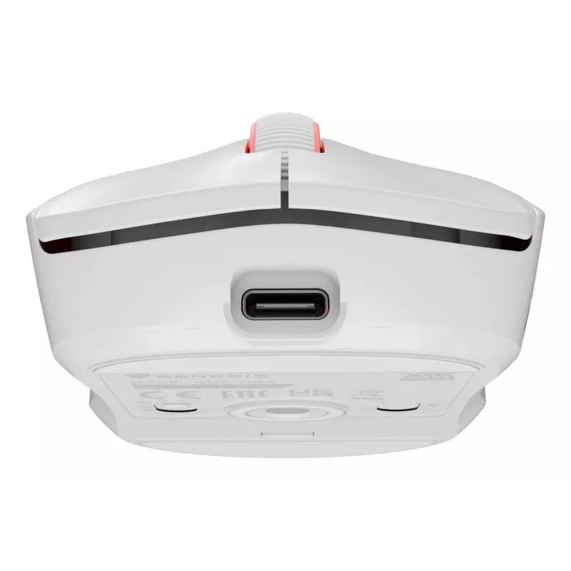 GENESIS Zircon XIII pelė žaidimams Ambidextrous RF Wireless + USB Type-C Optinė 26000 DPI