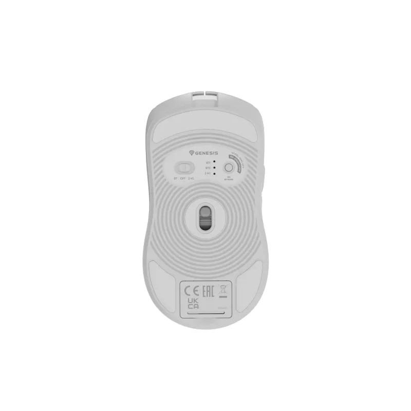 GENESIS Zircon 500 pelė žaidimams Dešinei rankai RF belaidis + Bluetooth + USB Type-C Optinė 10000 DPI