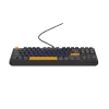 GENESIS THOR 230 TKL klaviatūra žaidimams USB + RF belaidis + Bluetooth QWERTY juoda, mėlyna, pilka, oranžinė